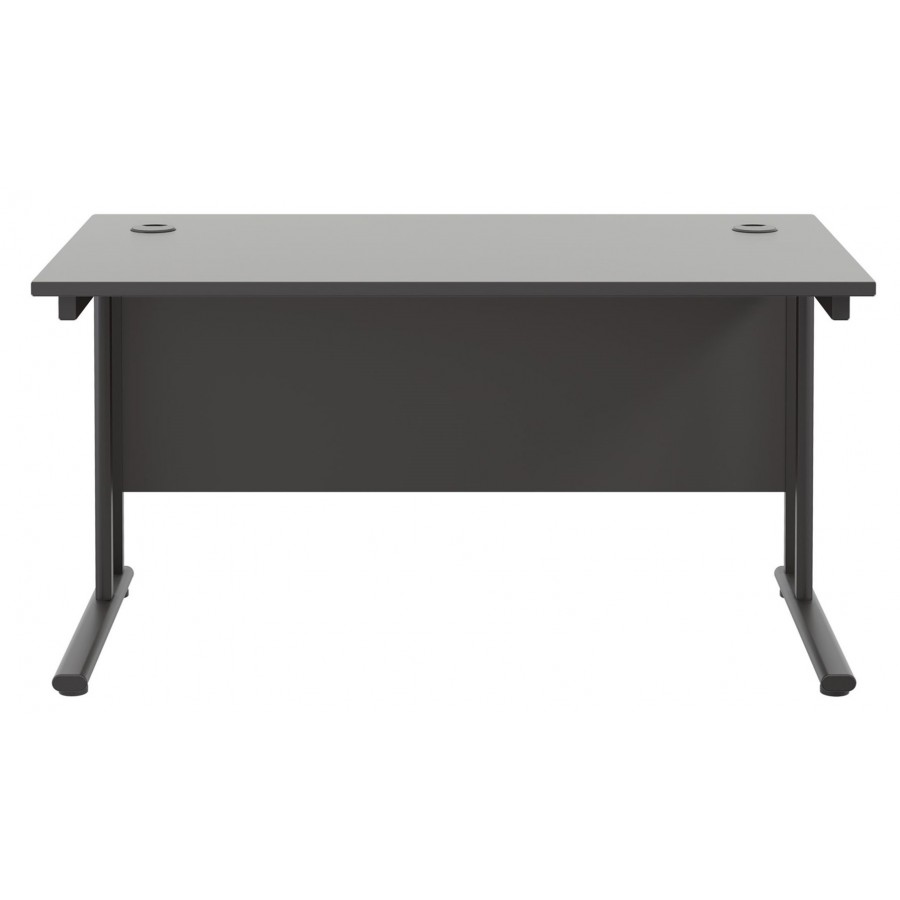 Olton Twin Cantilever  800mm Deep Straight Office Desk